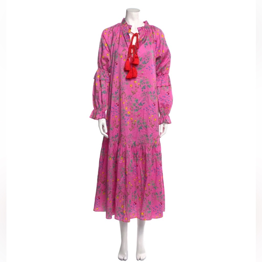 Cynthia Rowley Pink Floral Maxi Dress